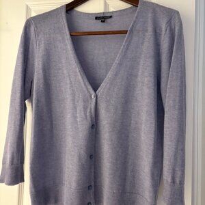 NO LONGER AVAILABLE Eileen Fisher Periwinkle/Seafoam Cardigan size S